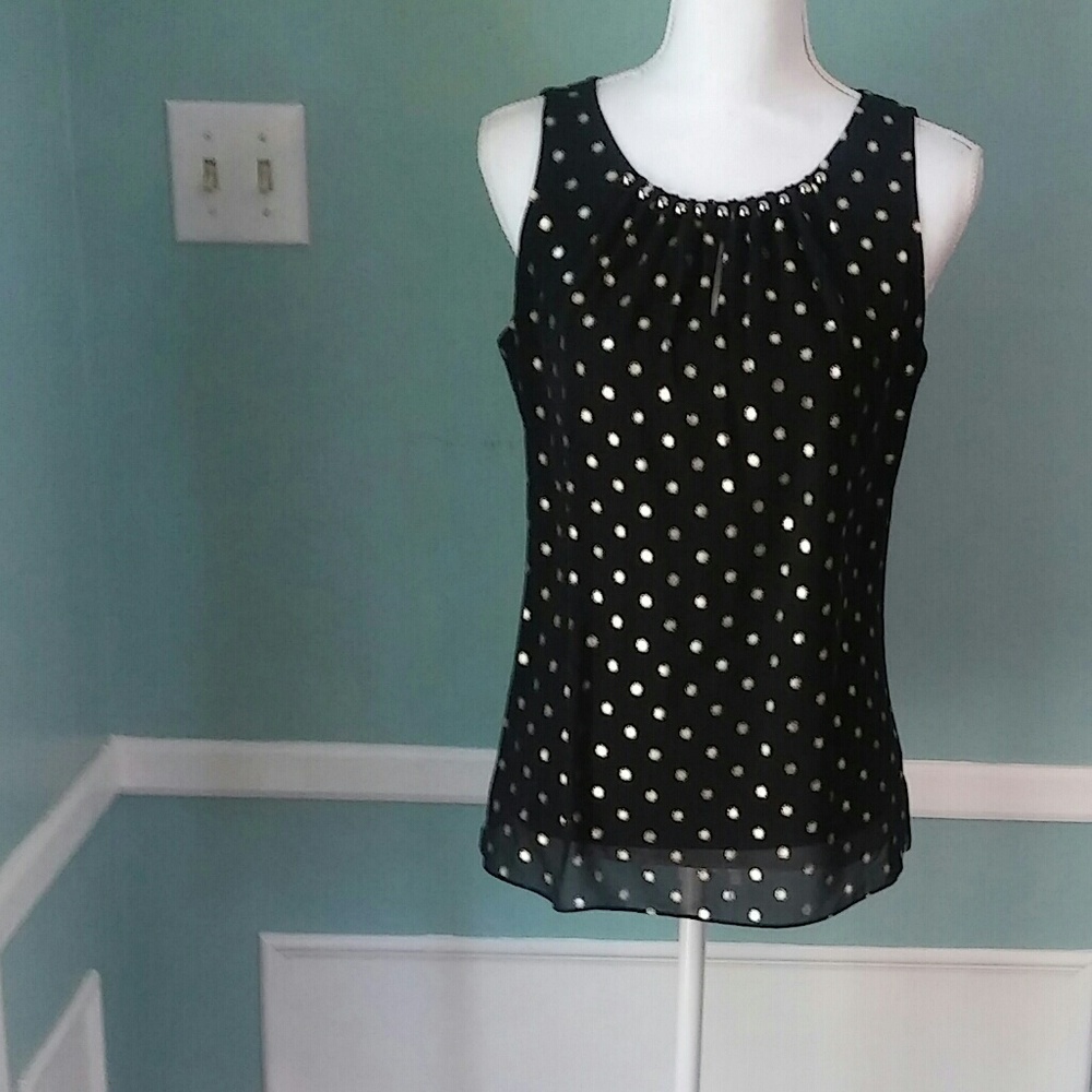 White House Black Market lined top